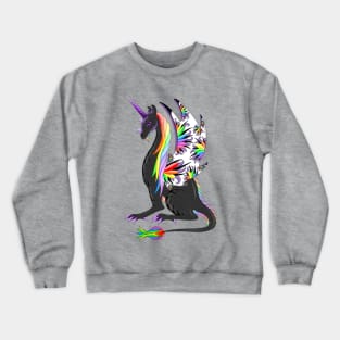 Rainbow Unicorn Dragon Crewneck Sweatshirt